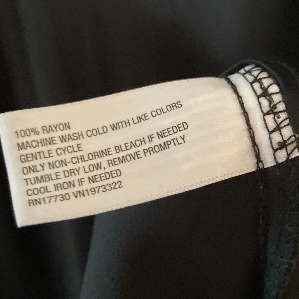 MAXI SKIRT Satin Black with Elastic Waistband Flared WILD FABLE Womens Medium - Picture 10 of 12